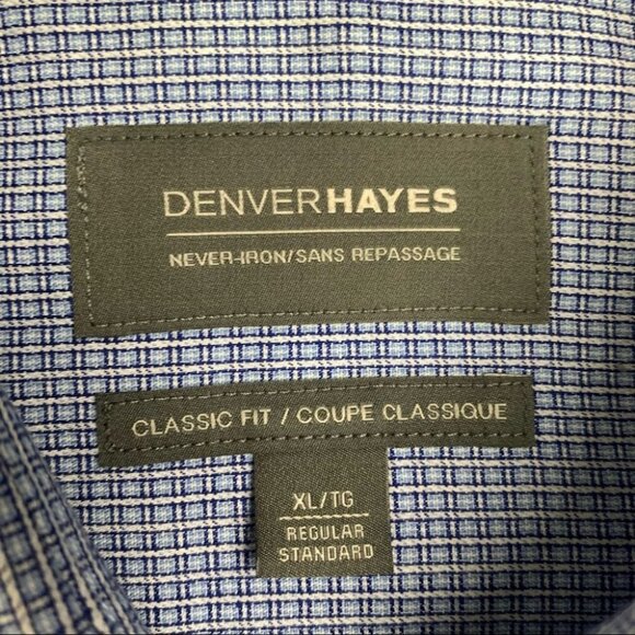 Denver hayes long sleeve never-Iron button up XL - Picture 3 of 9